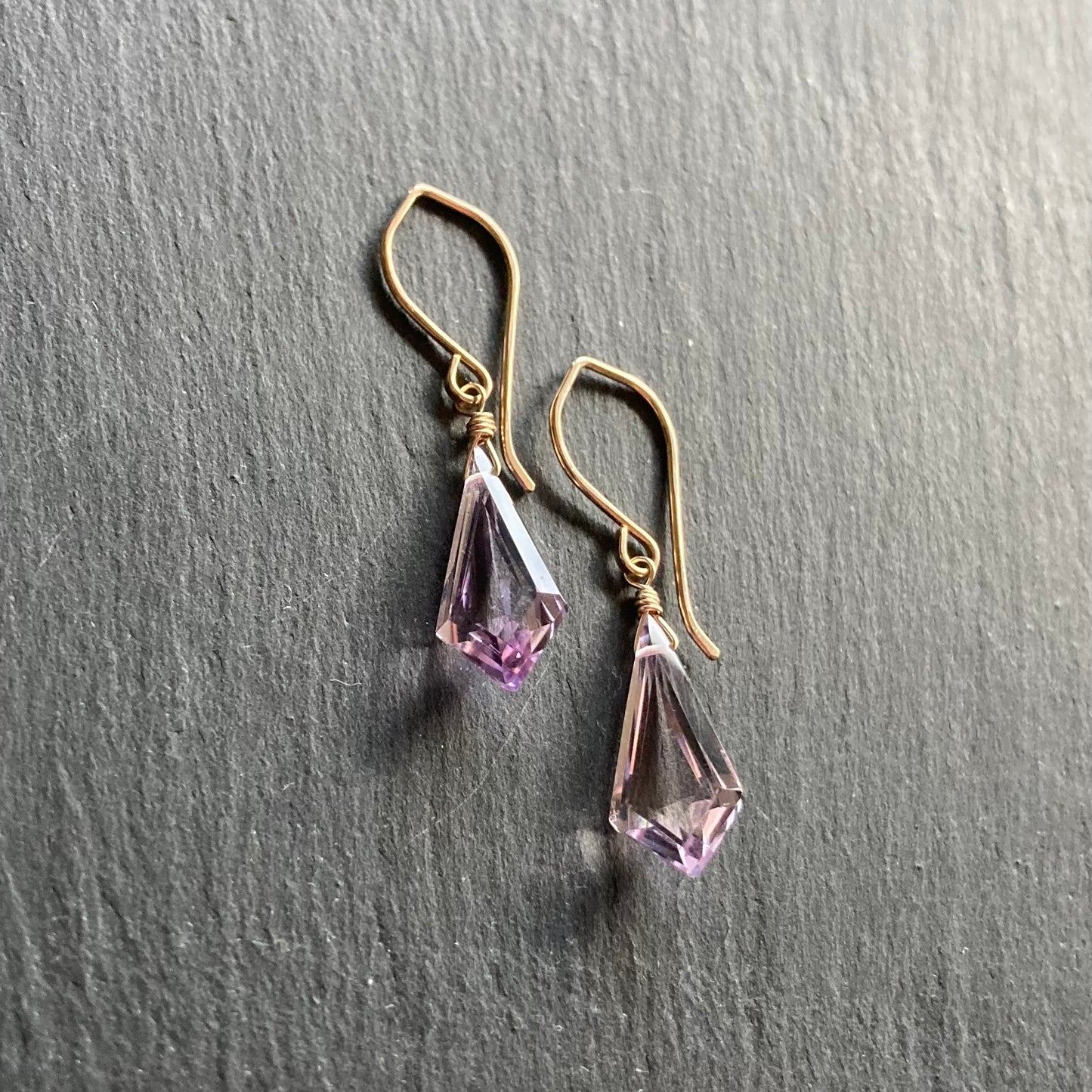 Ametrine & Gold Earrings