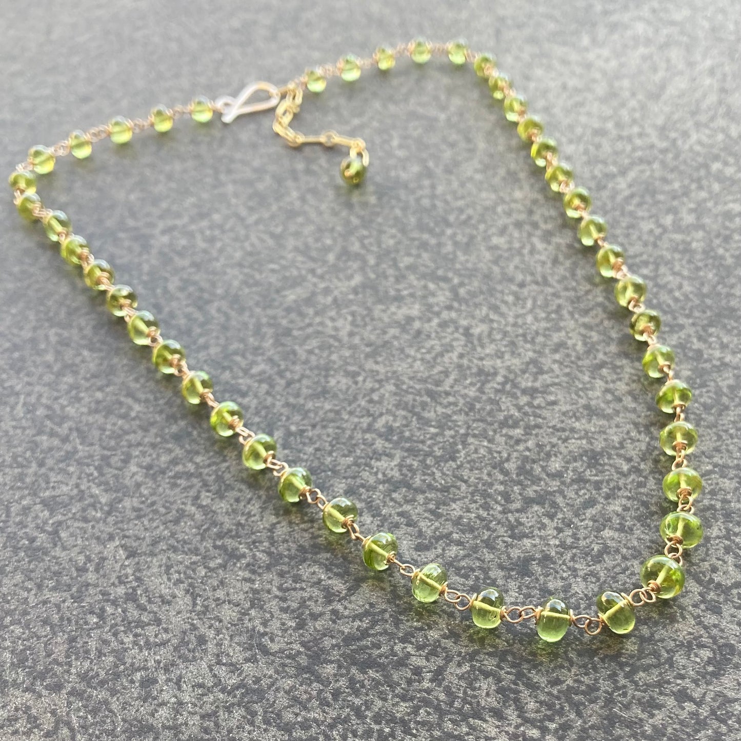 Peridot & Gold Necklace