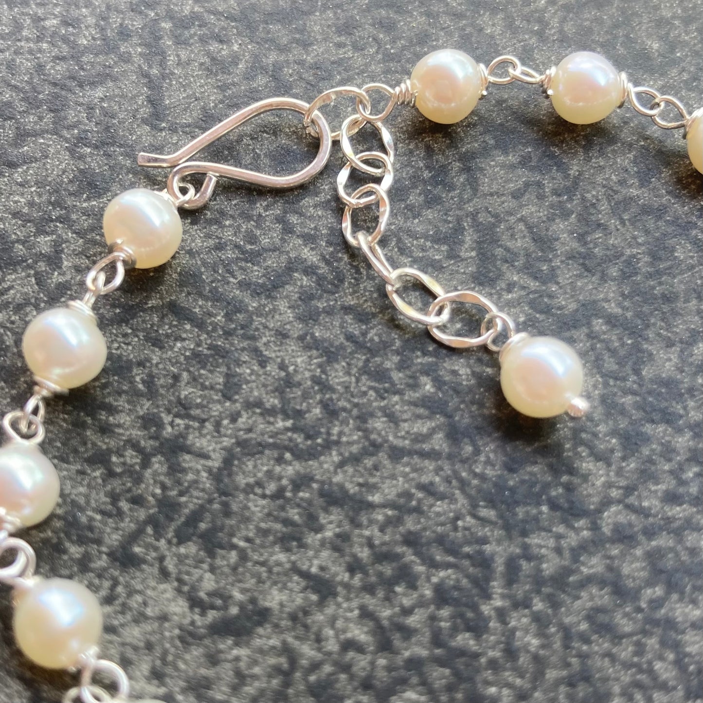 Freshwater Pearl & Sterling Silver Bracelet