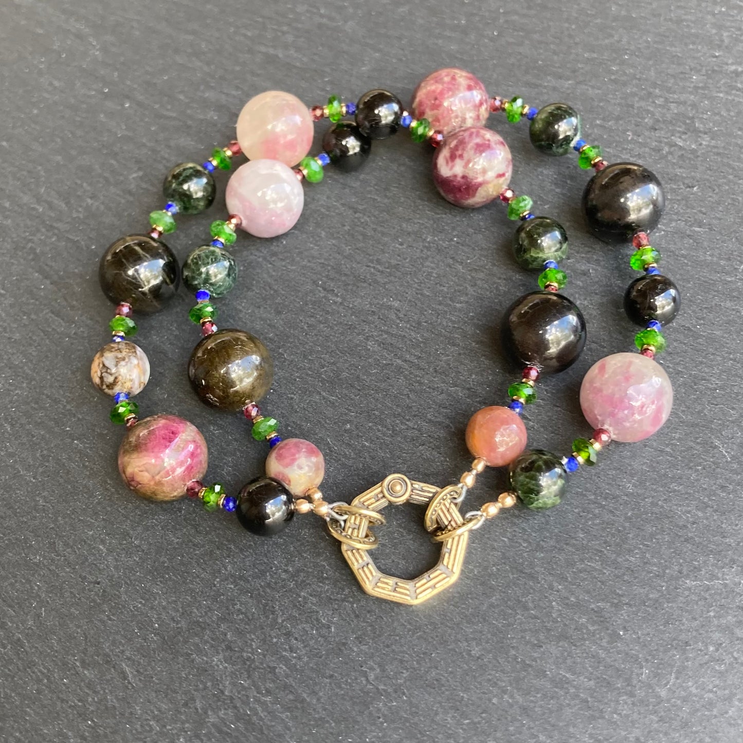Custom Multi Gemstone Bracelet