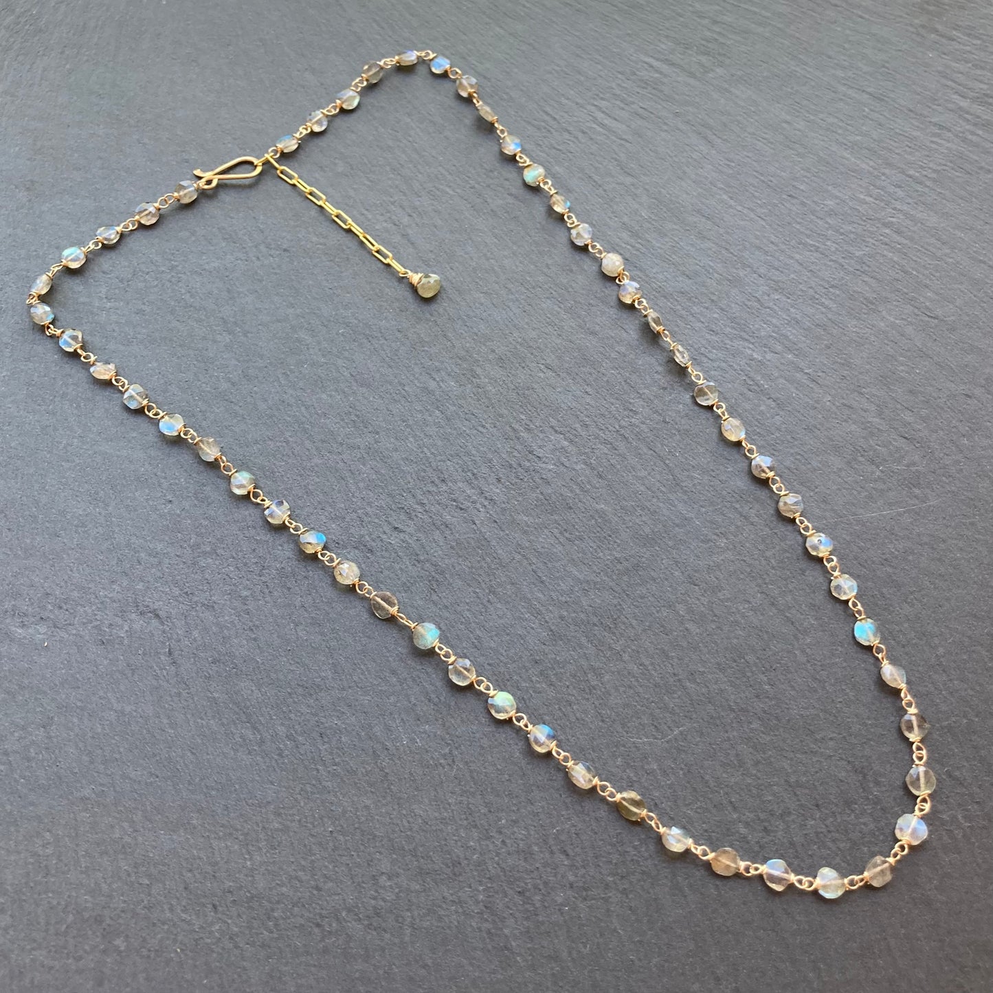 Labradorite & Gold Necklace