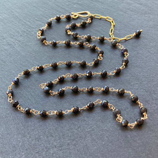 Sapphire & Gold Necklace