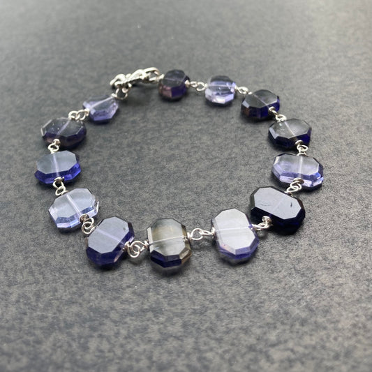 Iolite & Sterling Silver Bracelet