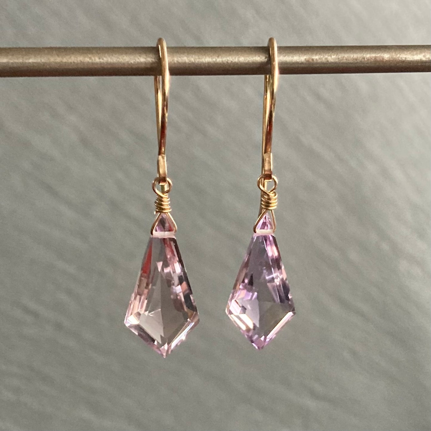 Ametrine & Gold Earrings
