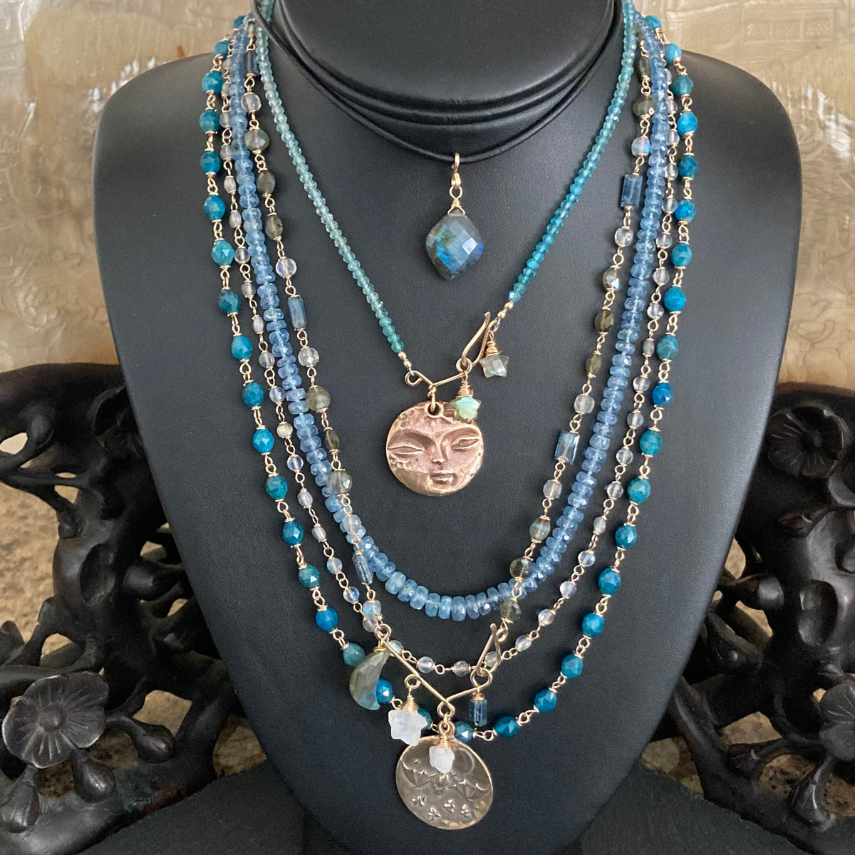 Labradorite & Gold Necklace