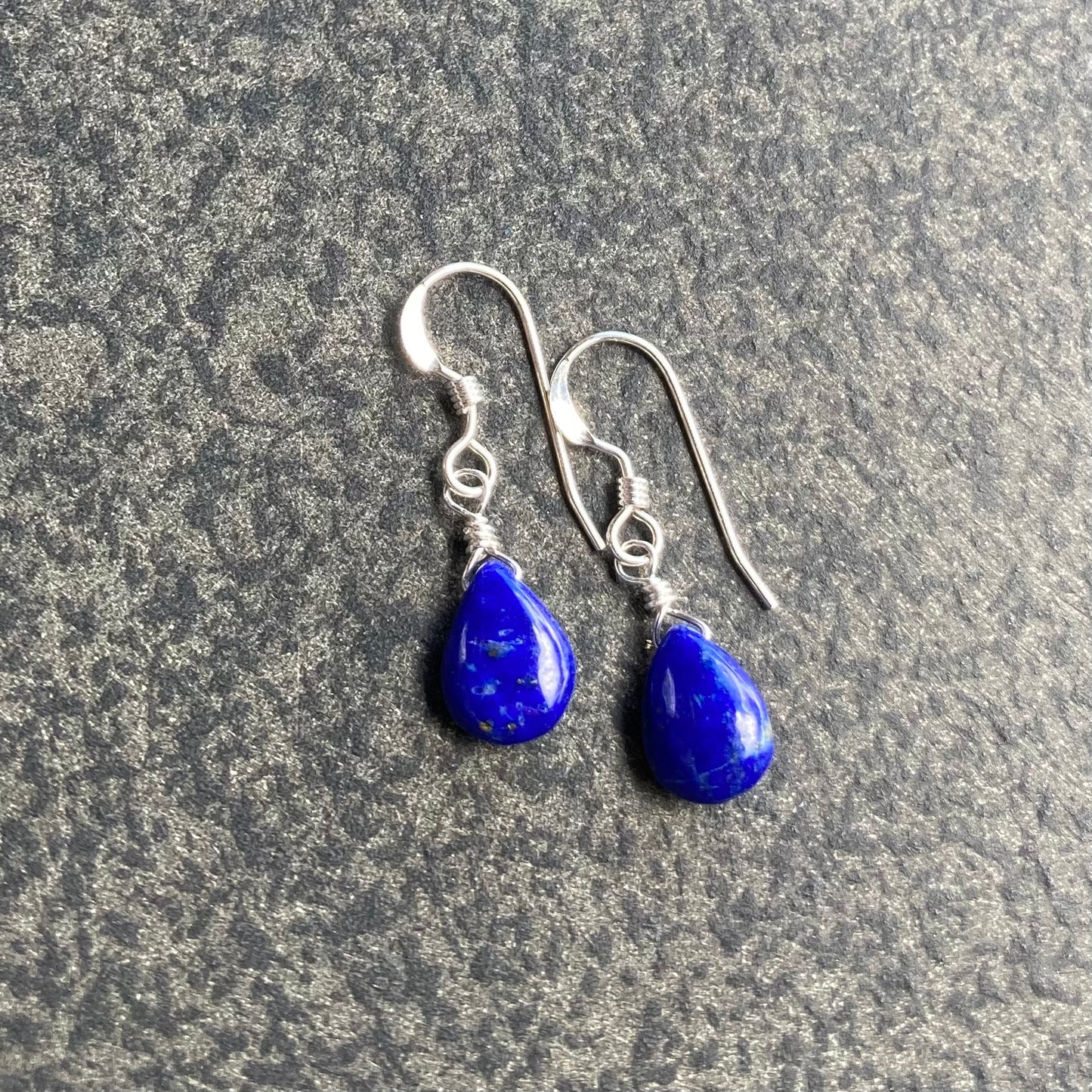 Lapis Lazuli & Sterling Silver Earrings
