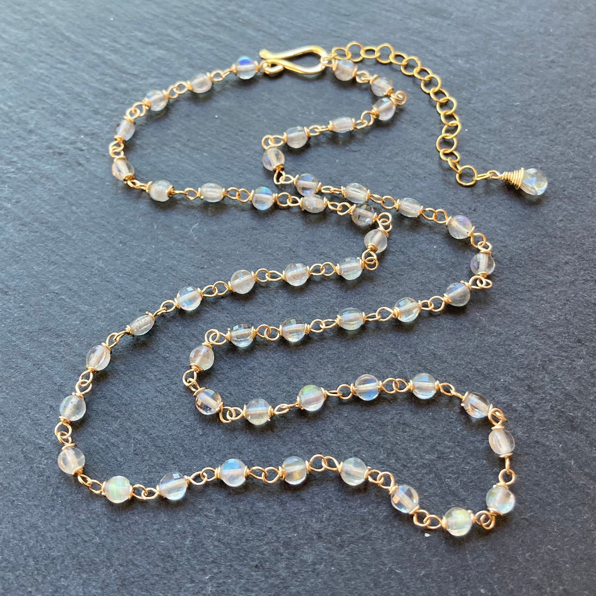 Labradorite & Gold Necklace