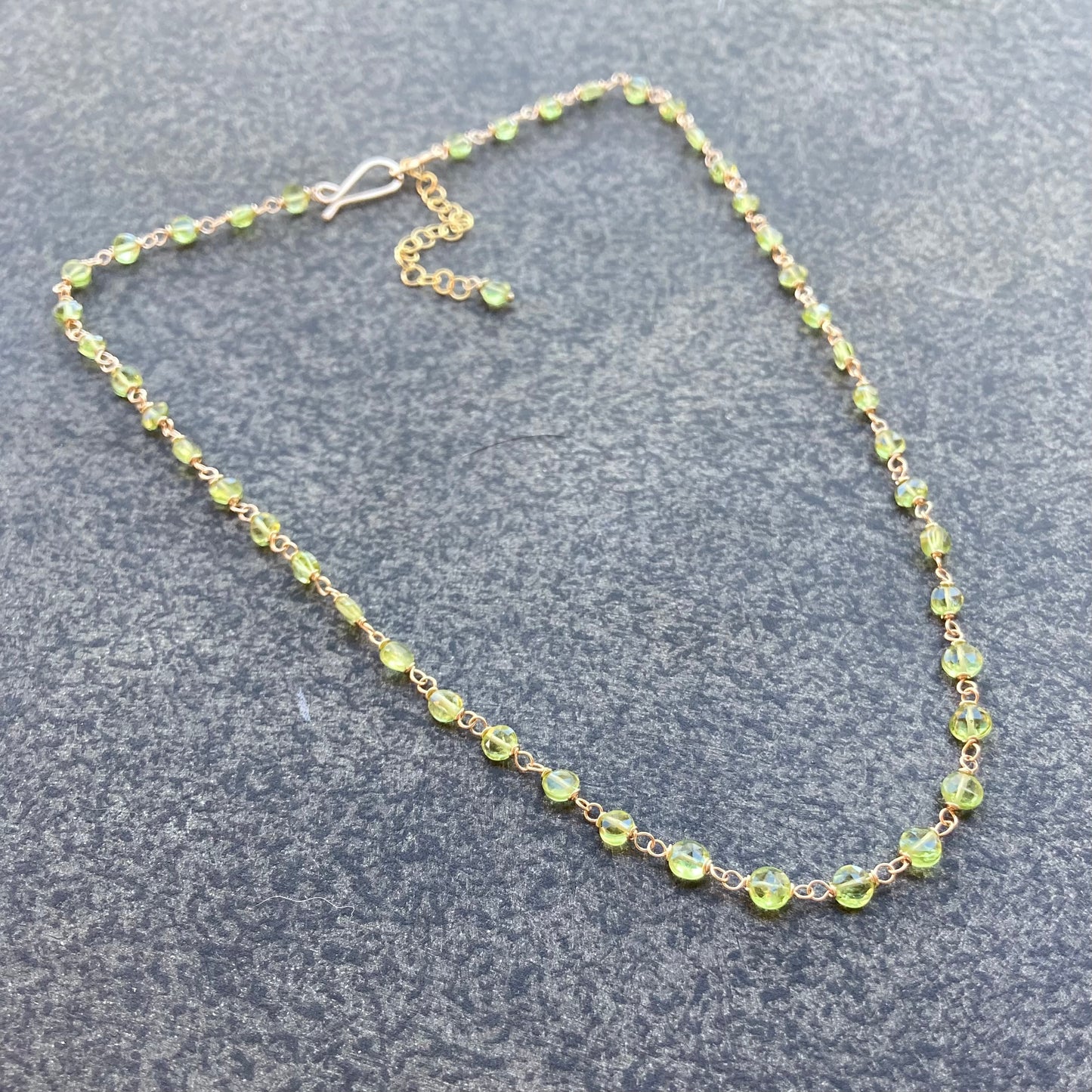 Peridot & Gold Necklace