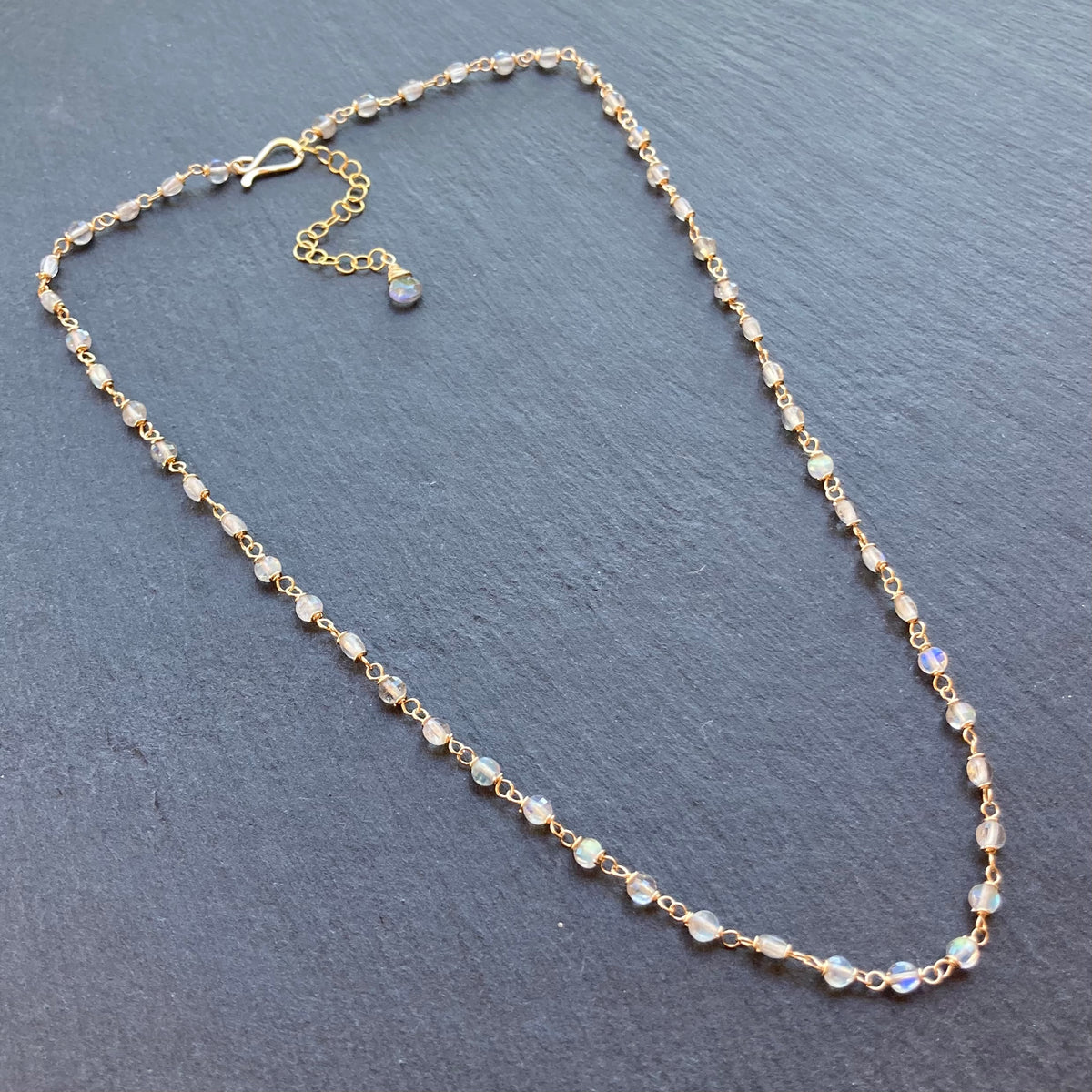 Labradorite & Gold Necklace