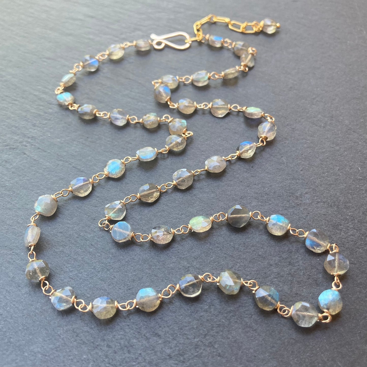 Labradorite & Gold Necklace
