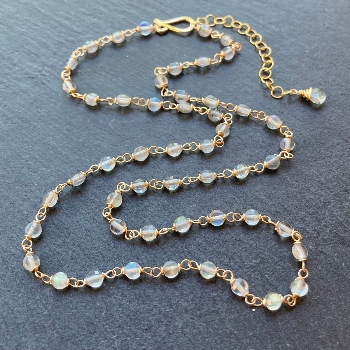 Labradorite & Gold Necklace