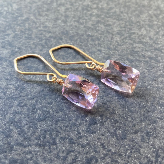 Ametrine & Gold Earrings