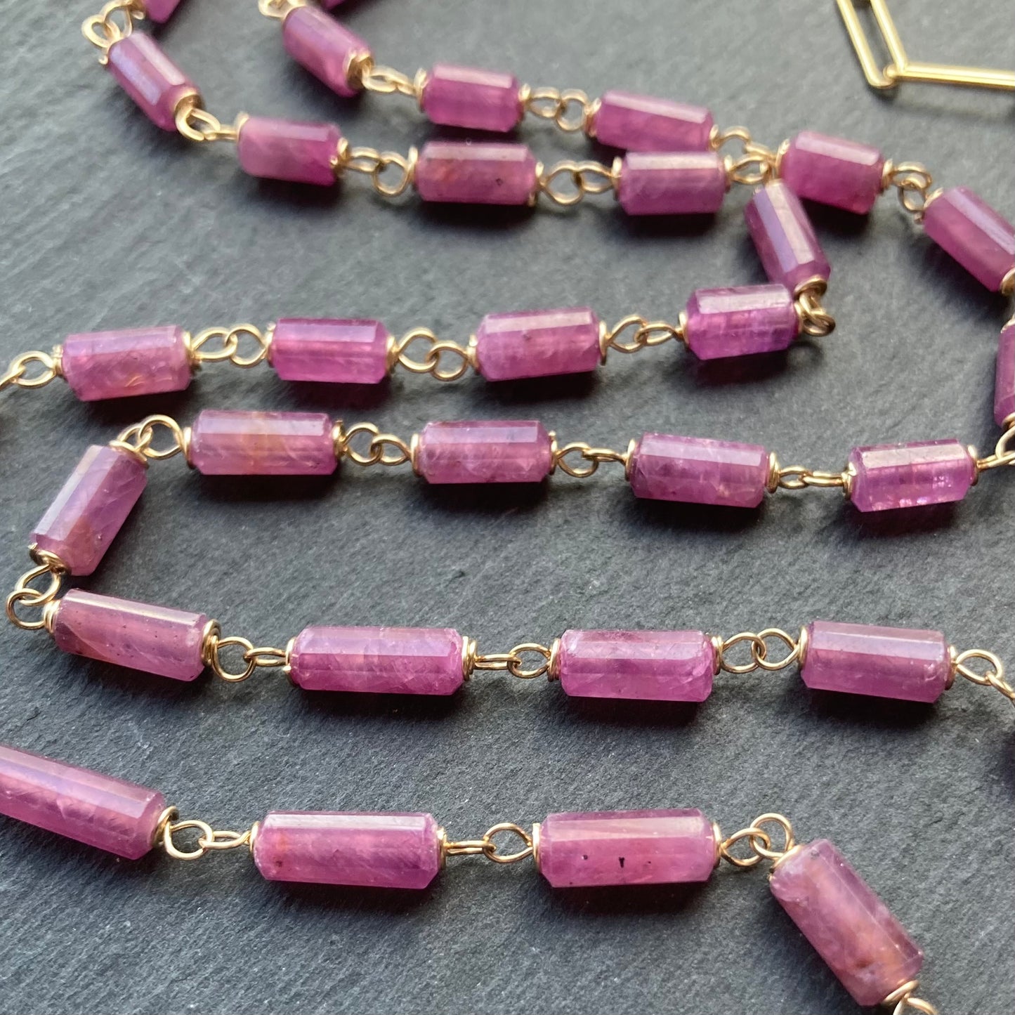 Ruby & Gold Necklace