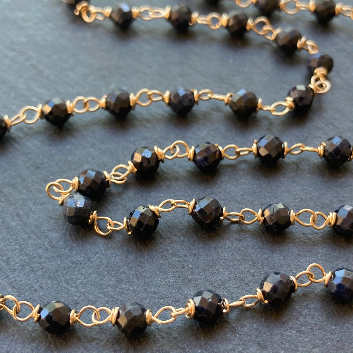 Sapphire & Gold Necklace