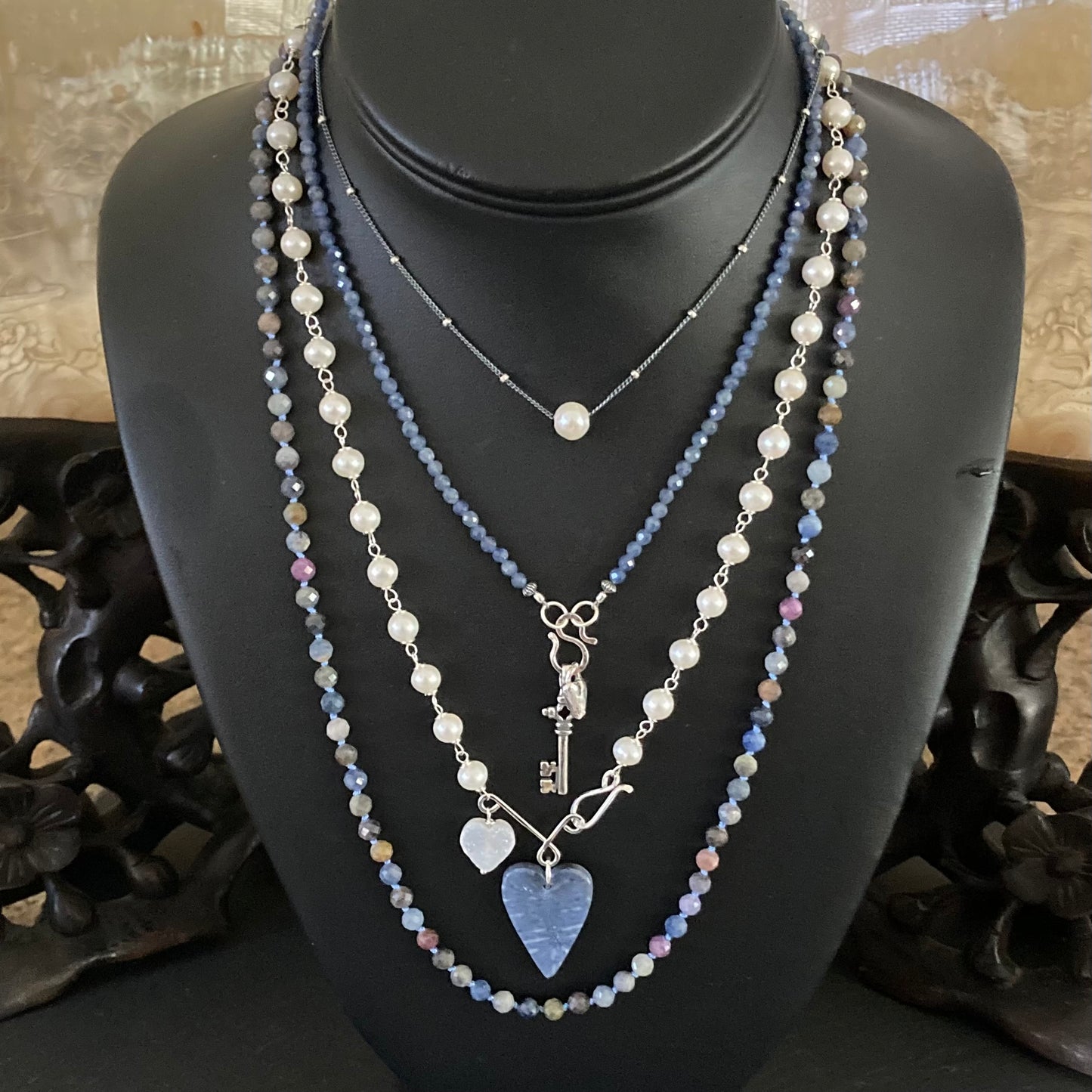 Akoya Pearl & Sterling Silver Necklace