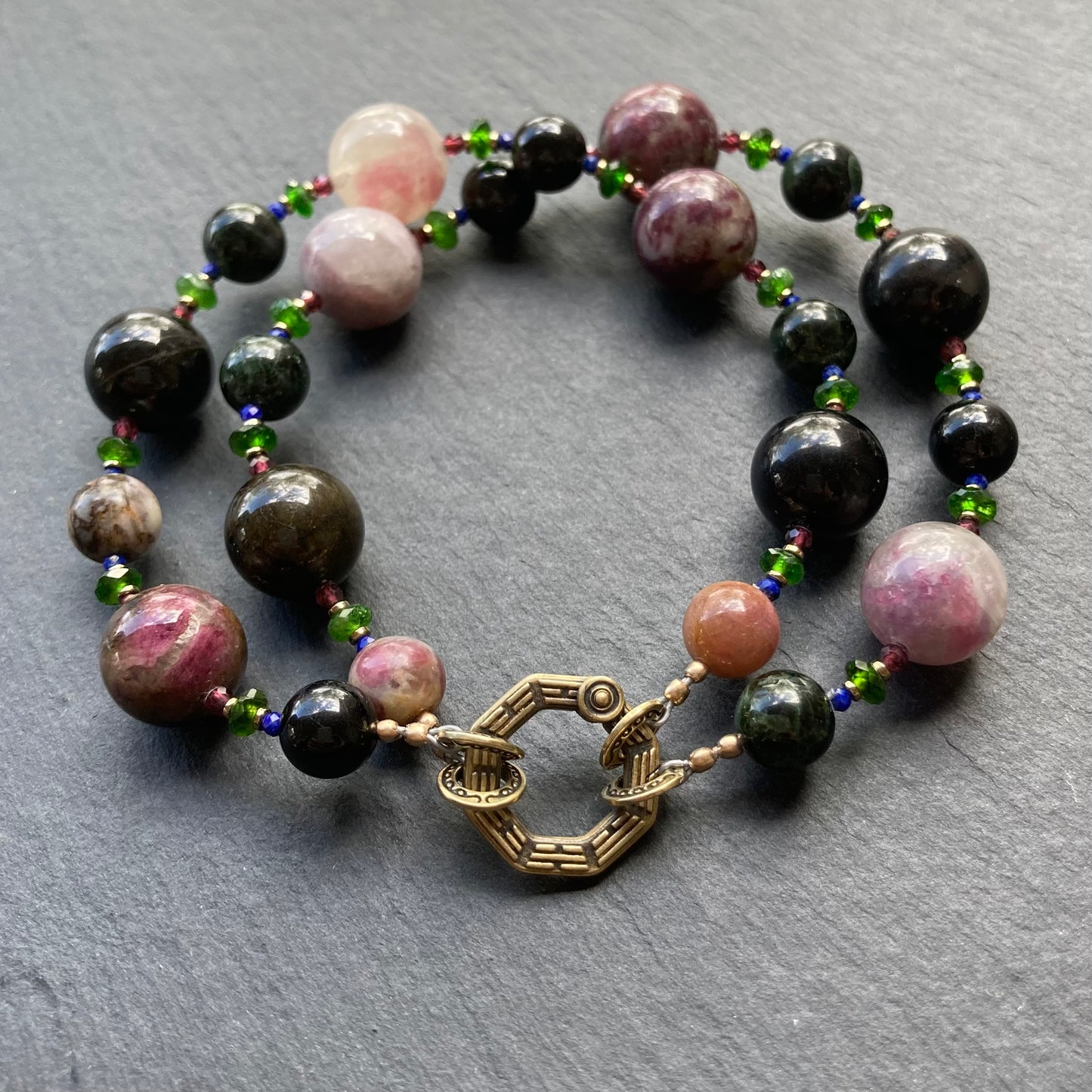 Custom Multi Gemstone Bracelet