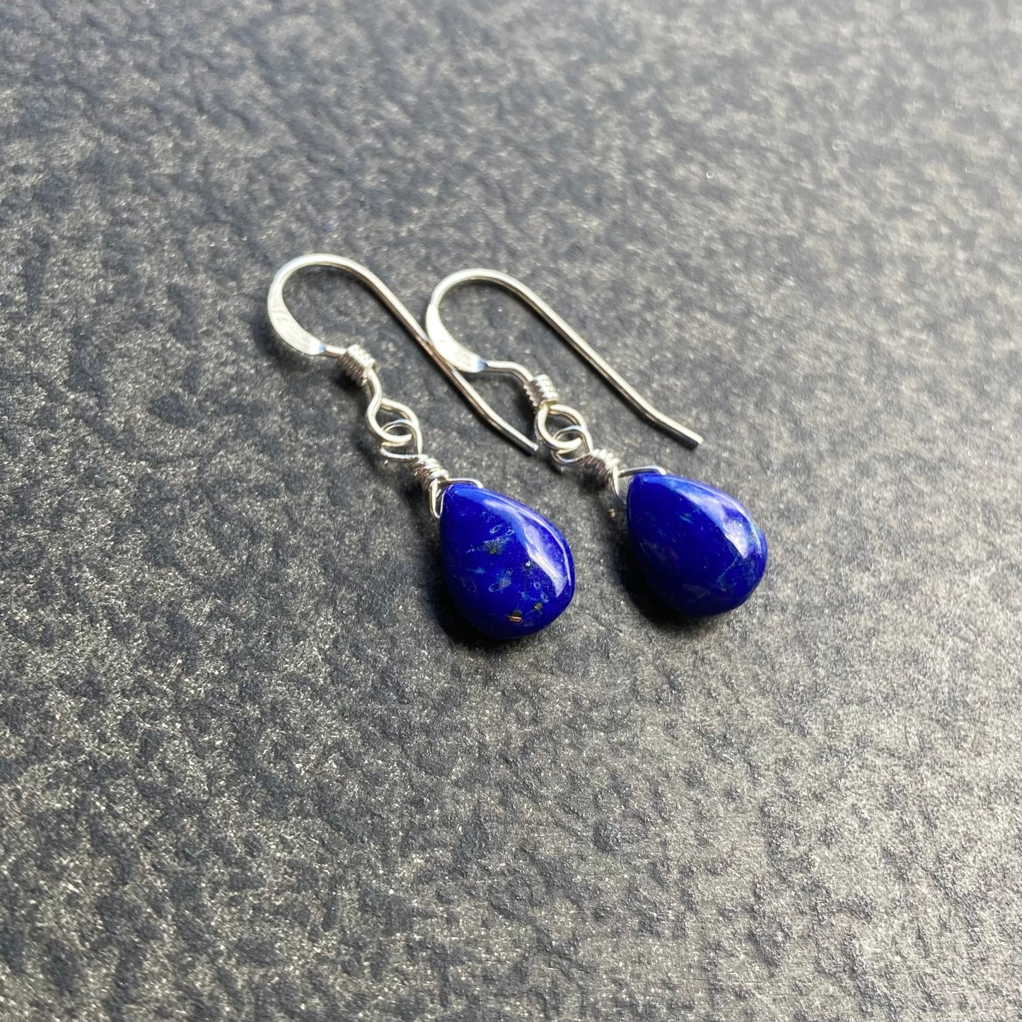 Lapis Lazuli & Sterling Silver Earrings