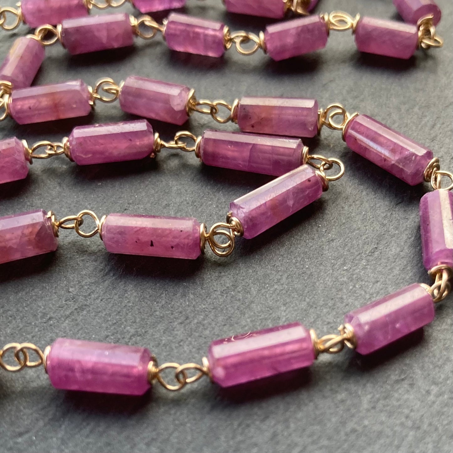 Ruby & Gold Necklace