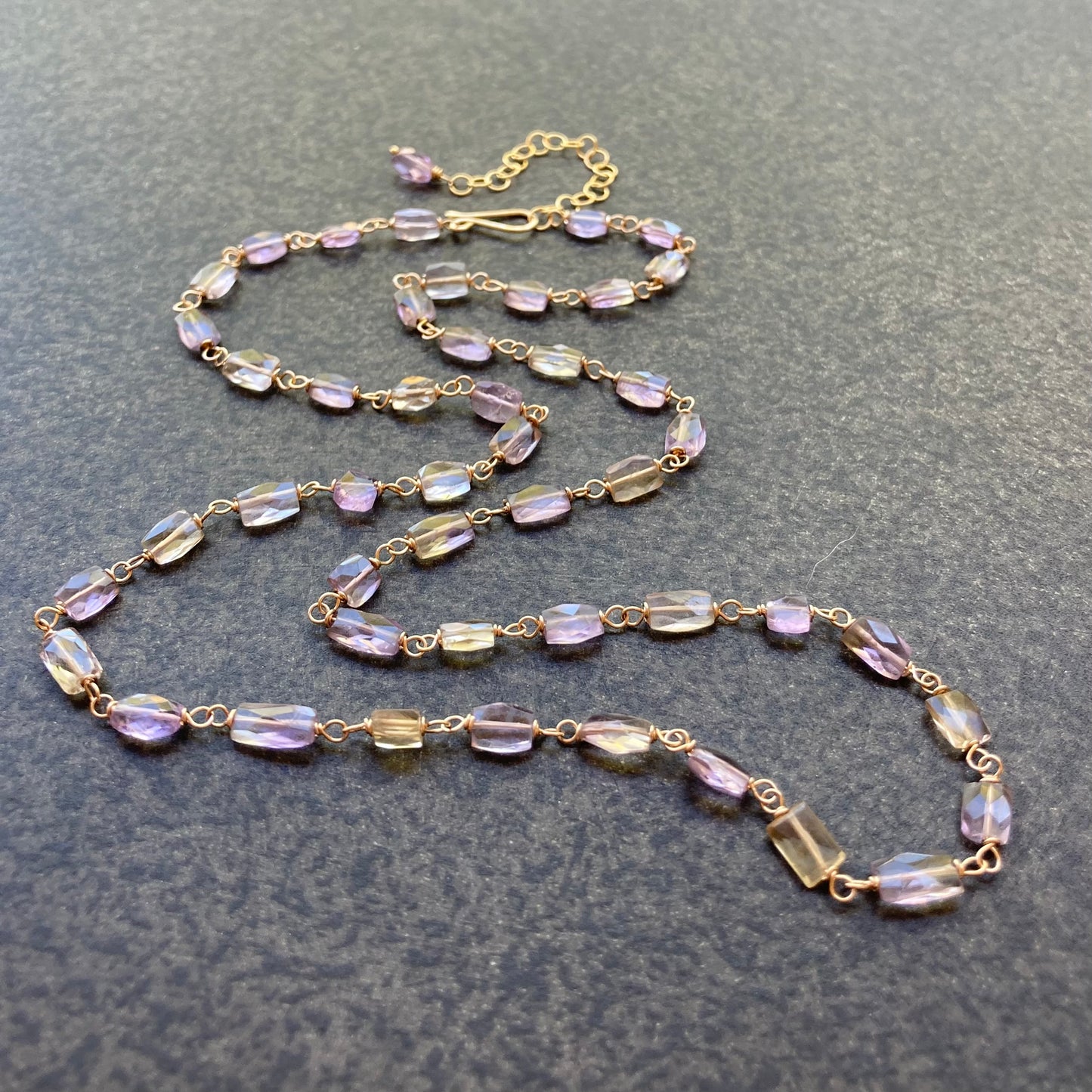 Ametrine & Gold Necklace