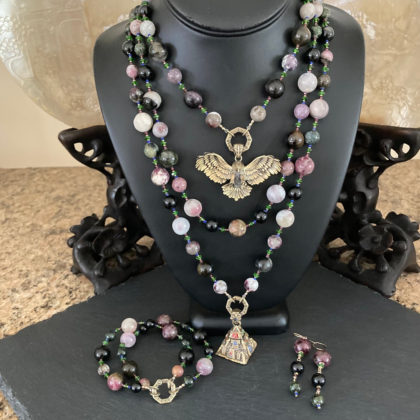 Custom Multi Gemstone Bracelet