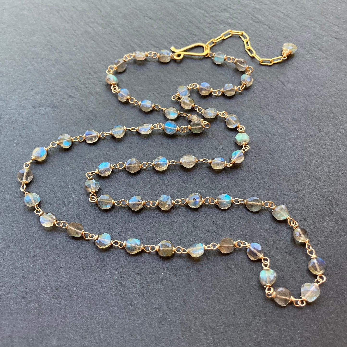 Labradorite & Gold Necklace