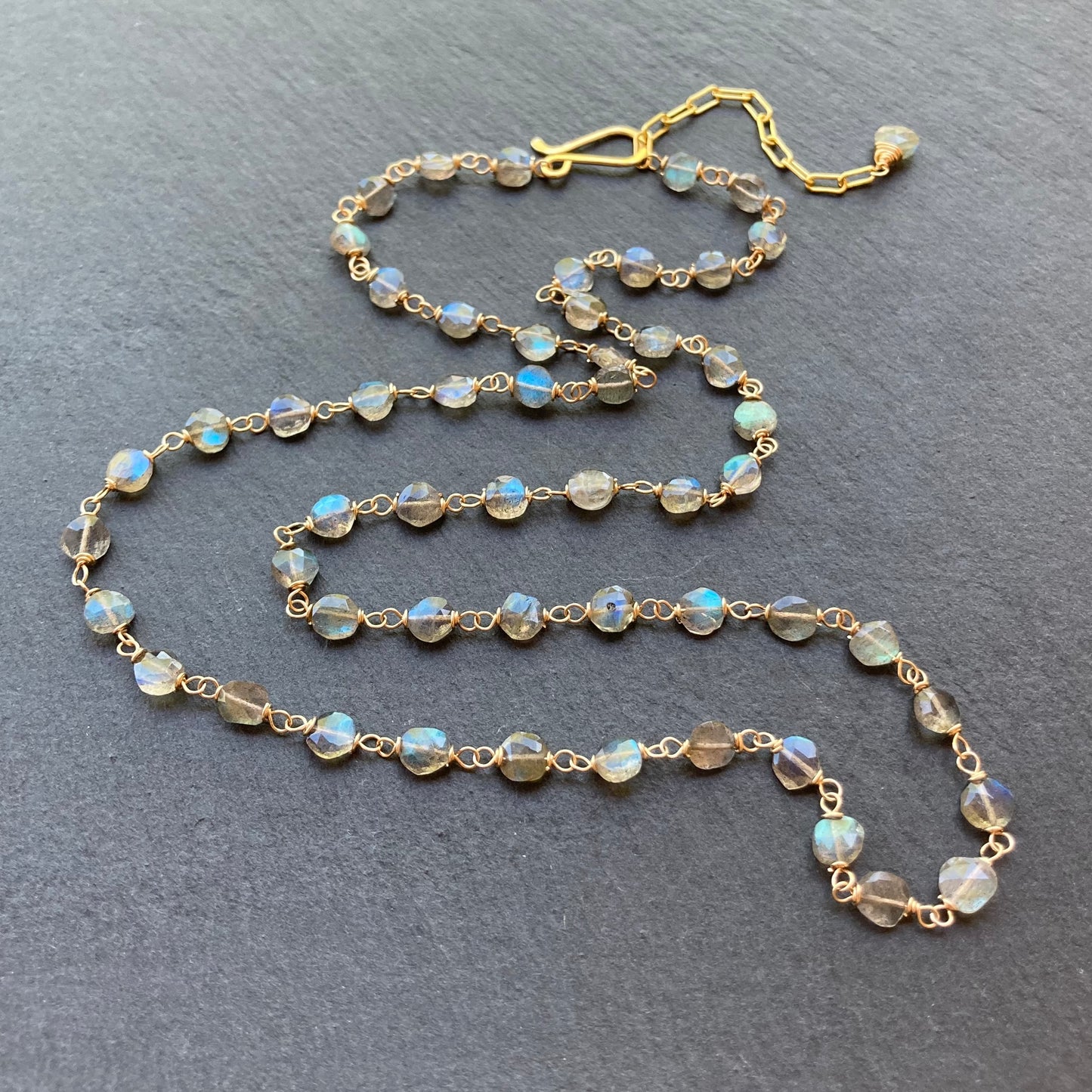 Labradorite & Gold Necklace
