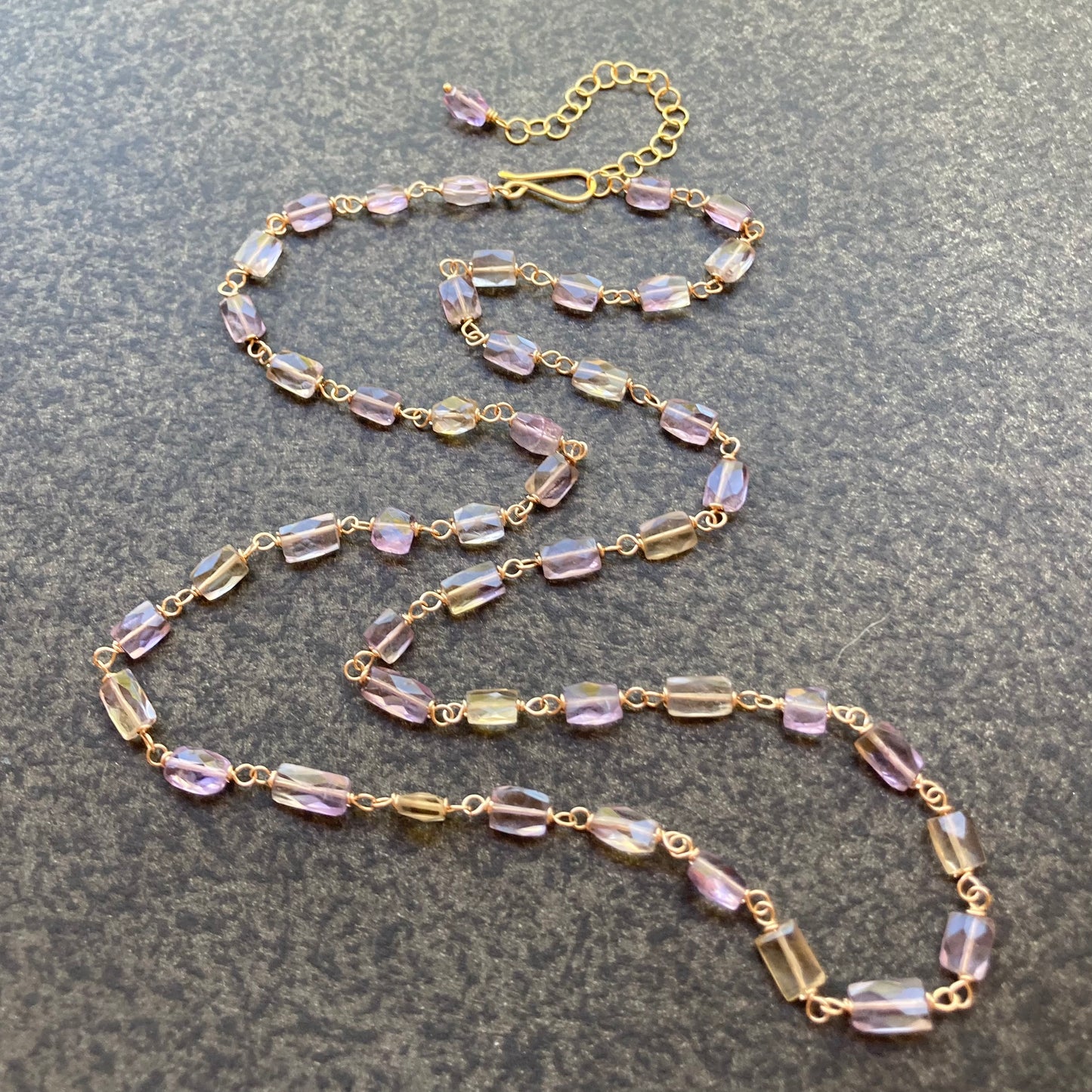 Ametrine & Gold Necklace