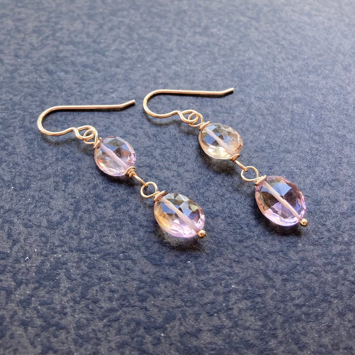 Ametrine & 14k Gold Earrings