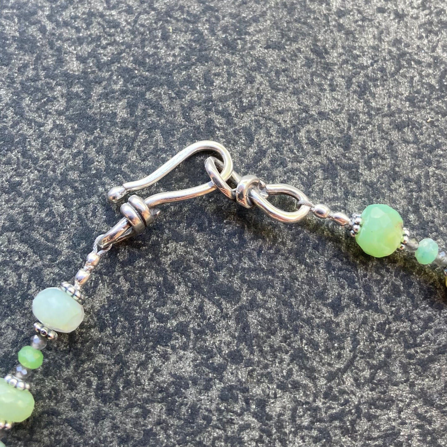 Peruvian Opal & Sterling Silver Collar